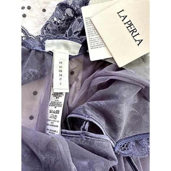 $446 La Perla Lace Bodysuit Womens Size Small One Piece Lingerie New Gorgeous - Picture 7 of 8